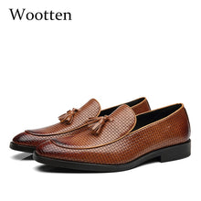 Load image into Gallery viewer, 37-48 men shoes casual moccasins leather Brand Comfortable classic luxury elegant fashion Plus Size Breathable loafers men #B02
