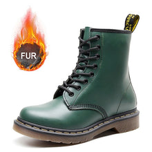 Load image into Gallery viewer, 2019 New Men Boots For Martin Boots Genuine Leather Dr Motocycle Boots Warm Ankle Boots Winter Shoes Men Shoes Plus Size 47 48